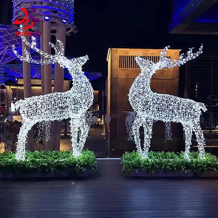 22 Years Factory Manufacturer Reindeer Motif Light For Commercial Events